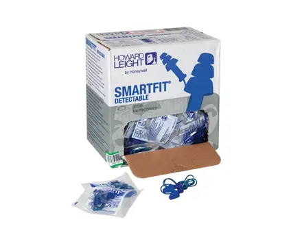 Howard Leight SmartFit Detectable Ear Plugs with Cord