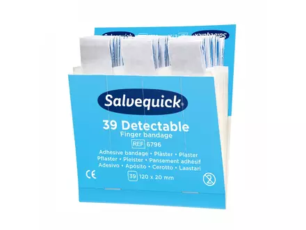 Patchs Cederroth Salvequick 6796 bleu détectable