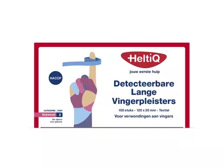 Patchs textiles longs détectables HeltiQ pour doigts