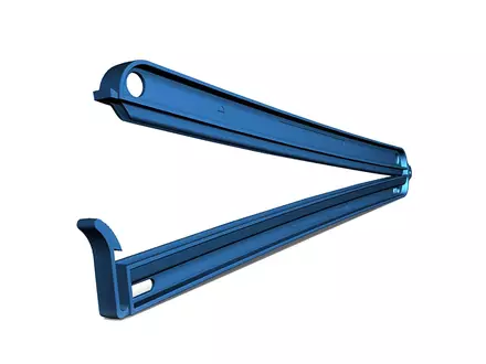 WeLoc POM 320 FD bag stopper detectable 320 mm seal length blue