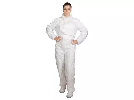 Combinaison jetable Hycare avec col blanc