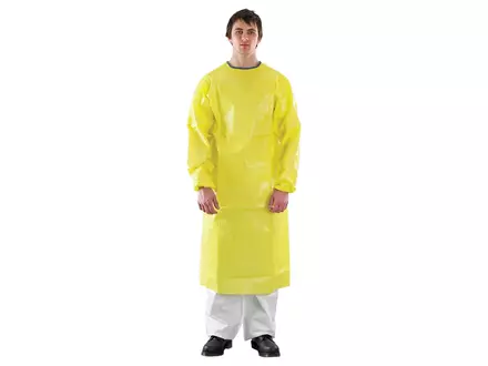Tablier à manches AlphaTec 3000 modèle 214, jaune, taille 2XL