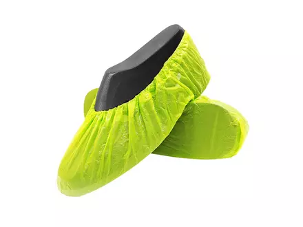 Surchaussures jetables Hycare à surface rugueuse en polyéthylène 75 µm