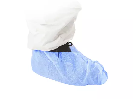 Surchaussures jetables Ansell AlphaTec Sure Step, modèle 403, antistatiques, bleues