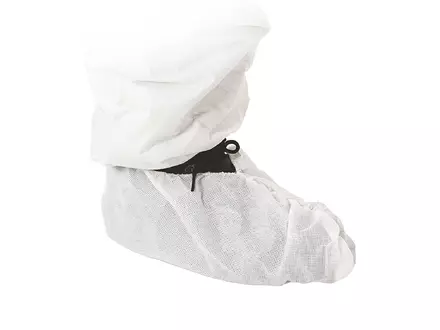 Ansell AlphaTec Sure Step disposable shoe covers model 403 antistatic white