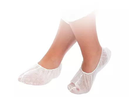 Disposable bowling sock non-woven polypropylene white size 39->