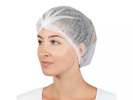 Hycare disposable haarnetjes wokkel non-woven polypropyleen