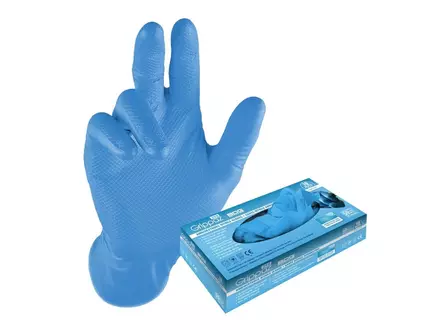 Gant jetable en nitrile Grippaz 306GR résistant aux produits chimiques, 300 mm, vert, taille 7