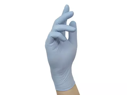 Ansell Microflex 93-833 disposable nitrile glove chemical-resistant size 6.5-7