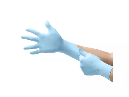 Ansell Microflex 93-833 disposable nitrile glove chemical-resistant size 6.5-7
