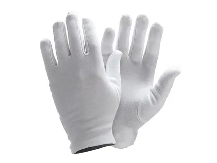 Gants jetables Hycare en jersey de coton interlock