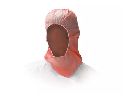 Hycare disposable hoofdkap non-woven astrocap polypropyleen rood