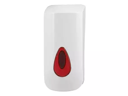 PlastiQline PQSoap9 zeepdispenser 900 ml rood venster