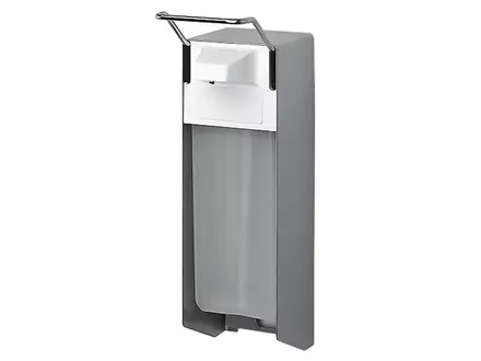 Distributeur de savon Ophardt Ingo-Man T26 E/25 en acier inoxydable, support court, 1000 ml