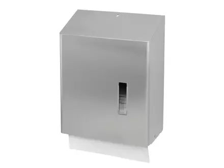 Distributeur de serviettes pliables Ophardt SanTRAL HSU 31 E ST en acier inoxydable, pliage en Z