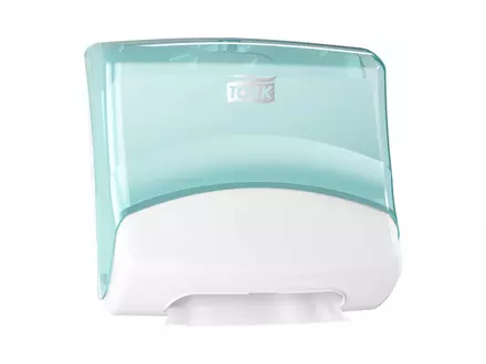 Tork Performance folded cleaning cloth dispenser W4 turquoise/white