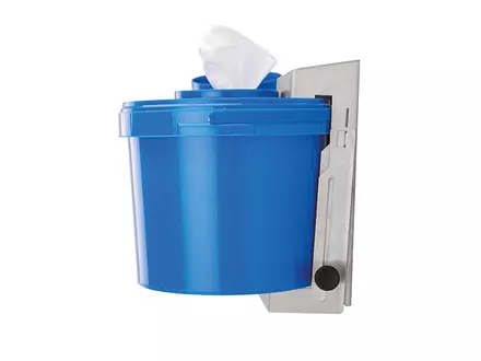 Ophardt SanTRAL FTSH 4 wall holder disinfectant wipes stainless steel