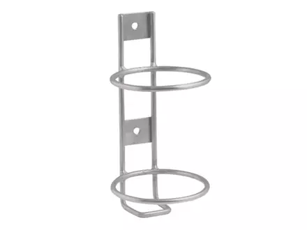 Round stainless steel bottle holder Ø80x180 mm