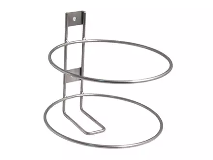 Porte-canette rond en acier inoxydable Ø180x185 mm