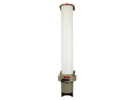 Distributeur de gobelets avec bouton de distribution PS 67 x 13 x 15,5 cm pour 100 gobelets Ø 70,3 mm