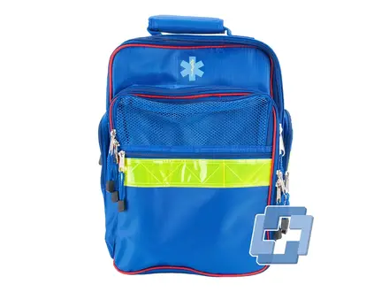 Sac à dos de premiers secours bleu vide