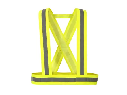 Portwest HV55 Hi-Vis safety tape Velcro fluorescent yellow