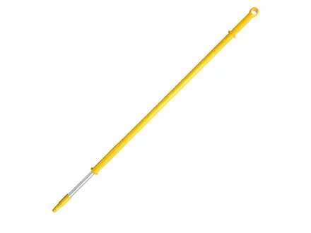 FBK 29856-4 ergonomic aluminium telescopic handle 1700 to 2800 mm yellow