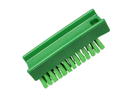 Brosse à ongles dure FBK 15061-5 110 x 45 mm verte