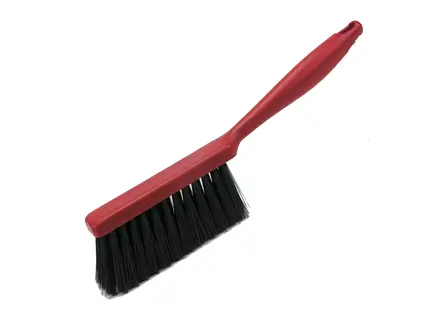 Balai à main FBK 76252-3, détectable, souple, 340 mm, rouge
