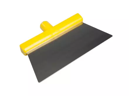 Vloerschraper RVS blad FBK 28281-4 280x110 mm geel