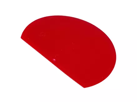 Dough scraper FBK 81916-3 160x125 mm red