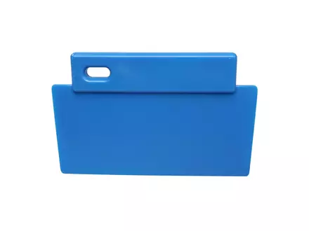 Spatula/scraper PP blade FBK 81900-2 200x125 mm blue