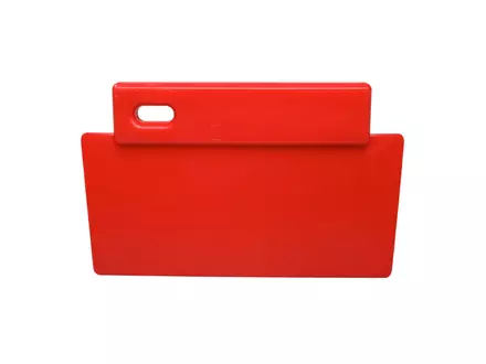 Spatula/scraper PP blade FBK 81900-3 200x125 mm red