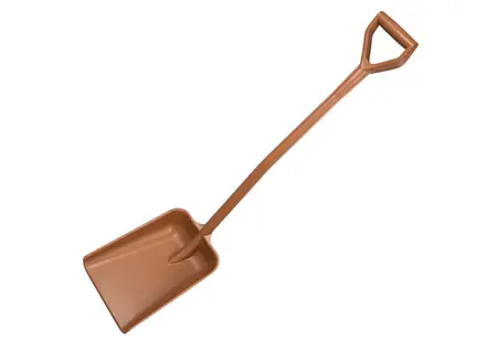 Schop D-greep FBK 14103-12 270x340x1120 mm bruin