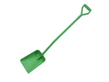 Pelle FBK 15103-5, poignée en D ergonomique, 1330 mm, verte