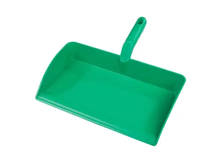 Pelle à poussière FBK 70301-5, détectable hygiéniquement, 310 mm, verte