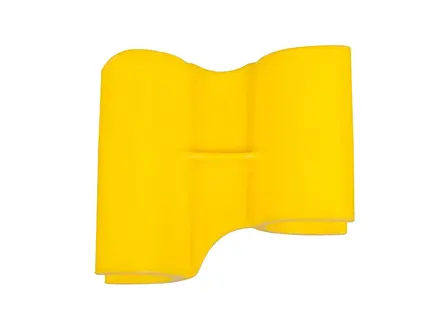 FBK 80204-4 steelclip polypropyleen voor hotelstofblik geel