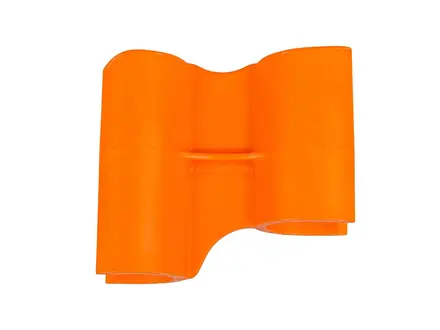 Pince en acier FBK 80204 en polypropylène pour pelle à poussière d'hôtel