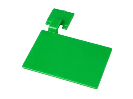 Panneau pour tringle suspendue FBK 80002-5 110 x 75 mm vert