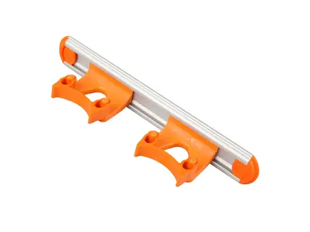 Rail de suspension avec 2 pinces FBK 15158-7 300 mm orange