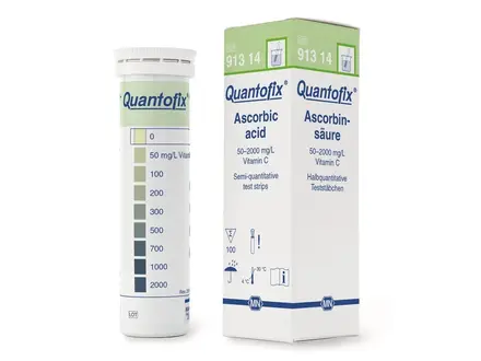 Bandelettes de test Quantofix pour l'acide ascorbique 0-2000 mg/l