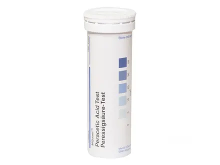 Bandelettes de test MQuant pour l'acide peracétique 100-500 mg/l