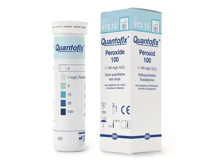 Quantofix Peroxide test strips 0-100 mg/l
