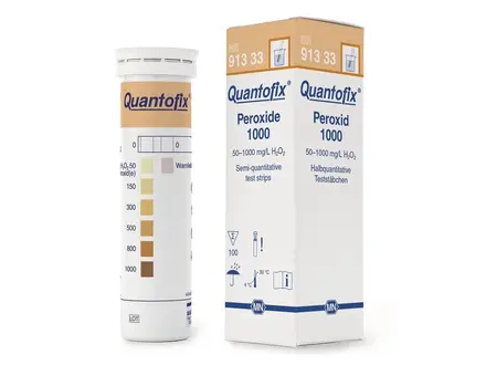 Bandelettes de test Quantofix Peroxide 0-1000 mg/l