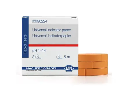Refill pH indicator paper on roll 5 meters 1-14 pH