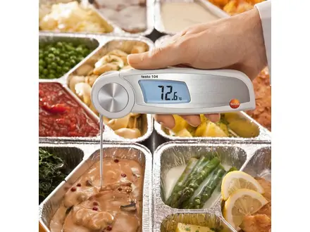 Thermomètre alimentaire numérique Testo 104 avec sonde