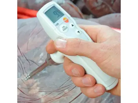 Food thermometer with freezer probe testo 105