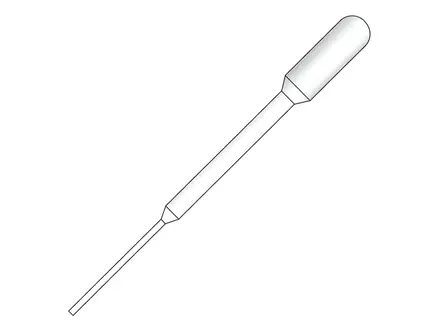 Pasteur pipettes non-sterile 155 mm filling volume 3 ml