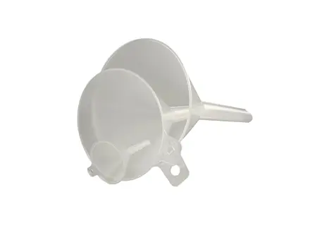 Entonnoir Bürkle avec œillet de suspension PP ø100 mm - ø10 mm transparent