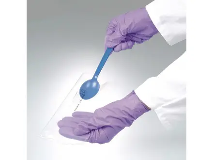 Bürkle sample spoons sterile PS 10 ml blue